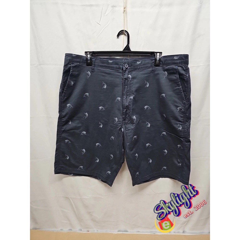 Wrangler Mens Gray Sailfish Casual Cotton Stretch Pockets Chino Short Size 42 - Picture 1 of 12